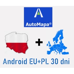 AutoMapa Android EU+PL licencja 30 dni